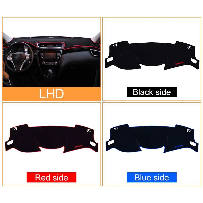 Автомобильный коврик для приборной панели Nissan Qashqai J11 X-trail X Tri T32 2014-2016 2017 2018 2019 -