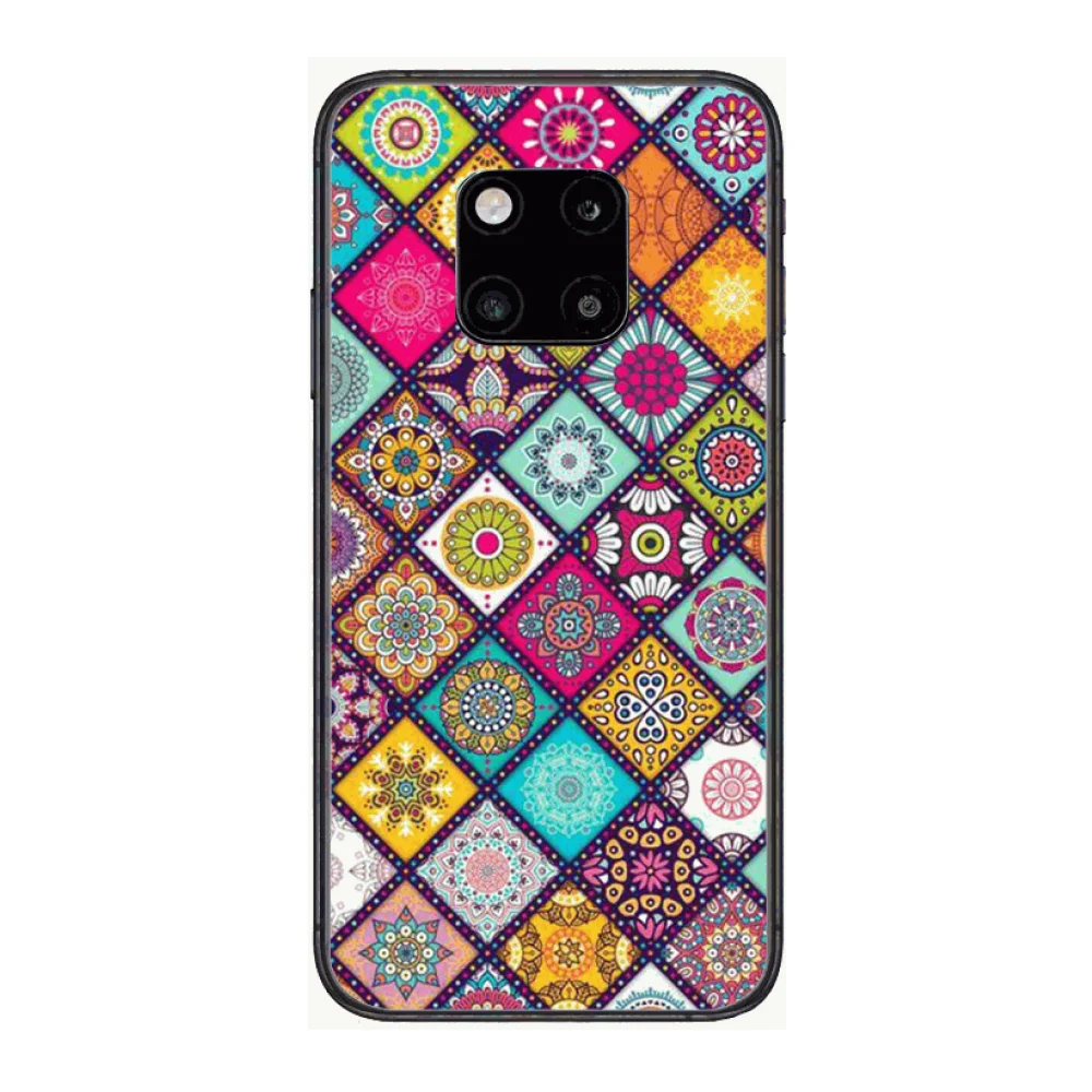 

Personality Delicate Phone Case For Huawei mate 30 10 20 40 Lite Smart Z Pro Black Etui 3D Coque Painting Hoesjes case