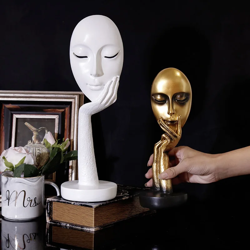 Скульптура из смолы для домашнего декора Скандинавская абстрактная картина