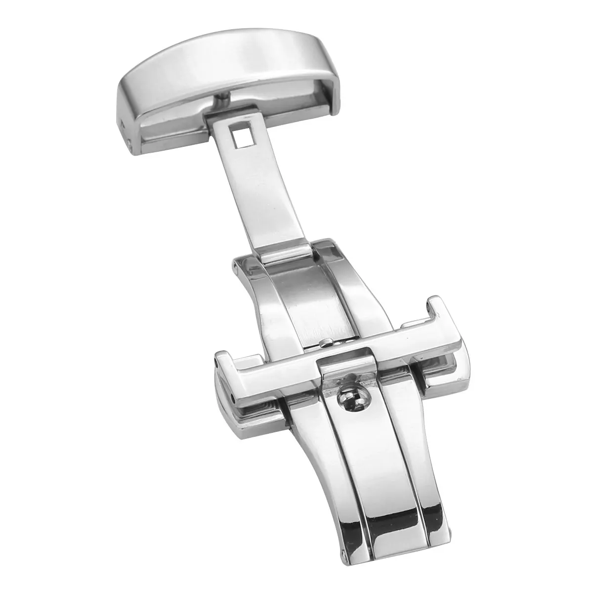 Пряжка для часов из нержавеющей стали металлическая застежка-защелка