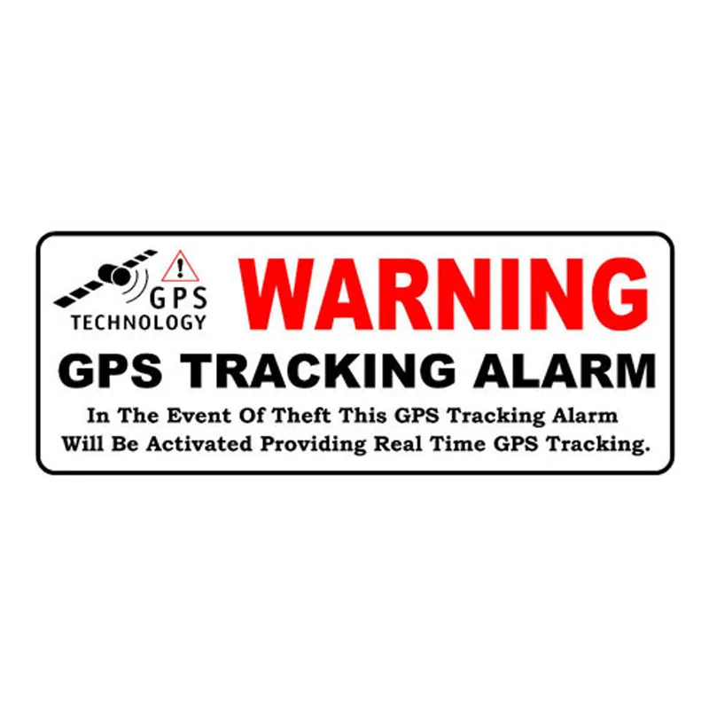 4 предупреждающих GPS тревоги Aliauto 10 см * см|Наклейки на автомобиль| |