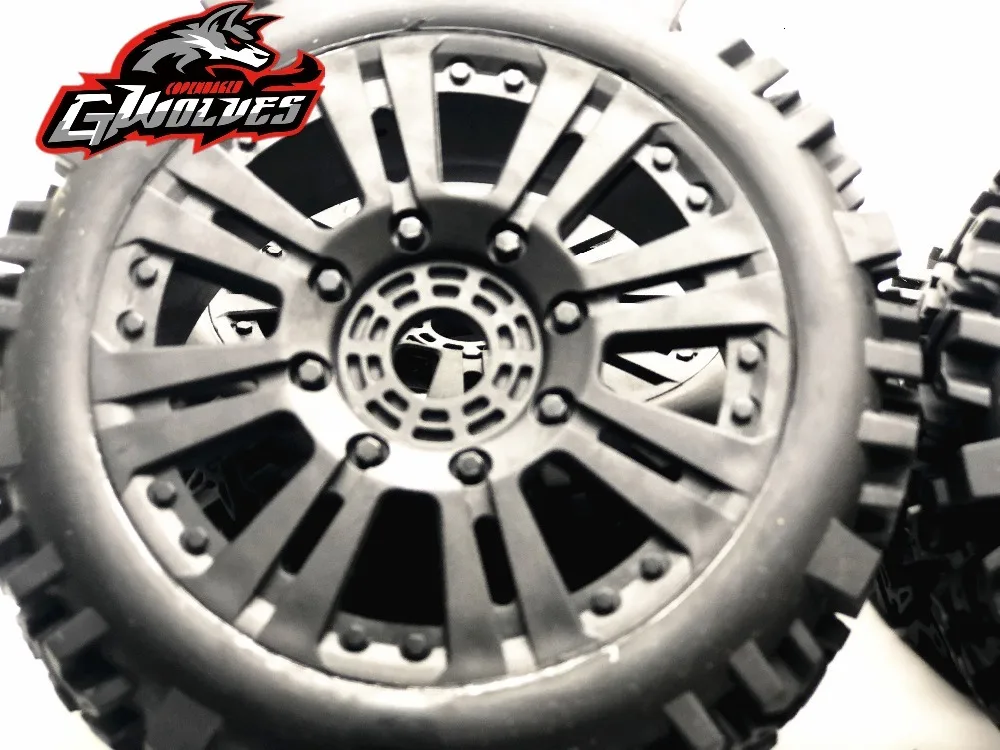 4 шт. GWOLVES 1/8 RC багги весы грузовик внедорожные шины баннер пустыня шины клей колеса конкурс практика для 1/8 RC автозапчасти