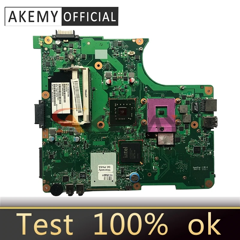 

AKEMY V000148370 For Toshiba Satellite L300 L305 Laptop motherboard 6050A2264901 GL40 DDR2 Notebook Mainboard DDR3