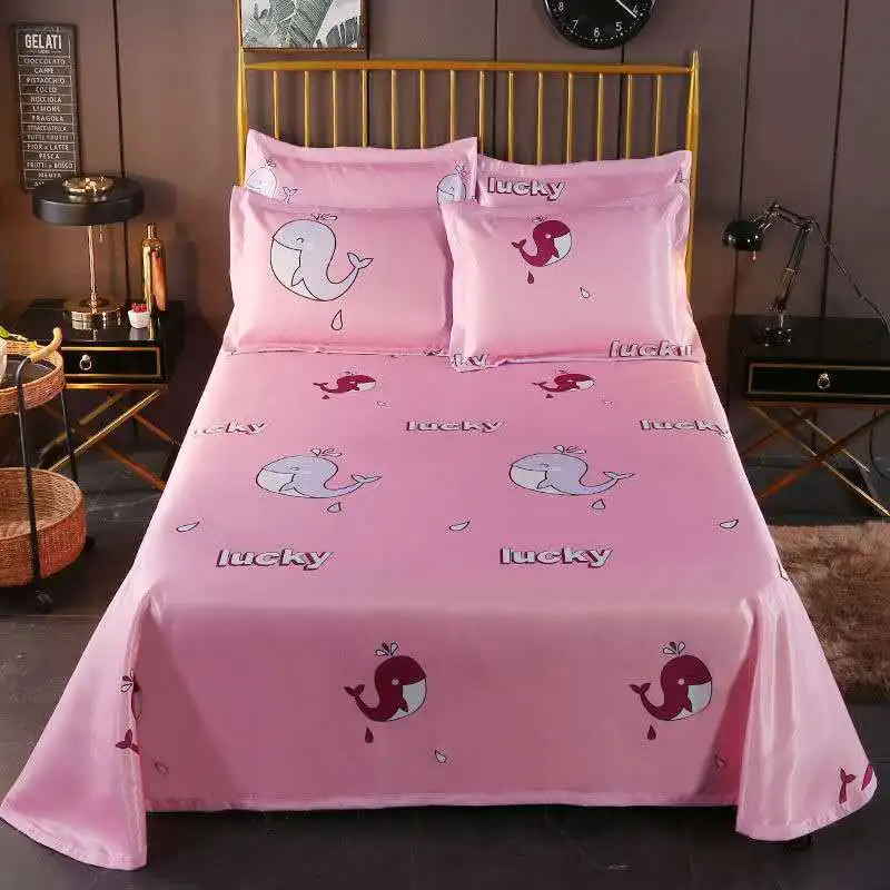 Набор из 3 предметов: простыня и 2 наволочки для лета | Дом сад