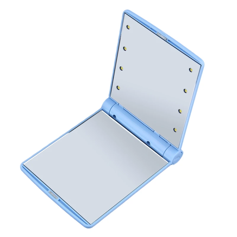 1 шт. женские складные зеркала для макияжа дамские косметические ручные