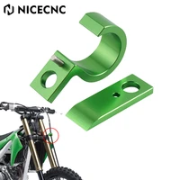 nicecnc front brake line holder hose clamp for for kawasaki kx250f 2017 2019 kx450f 2017 2018 kx450 19 21 motorcycle accessories