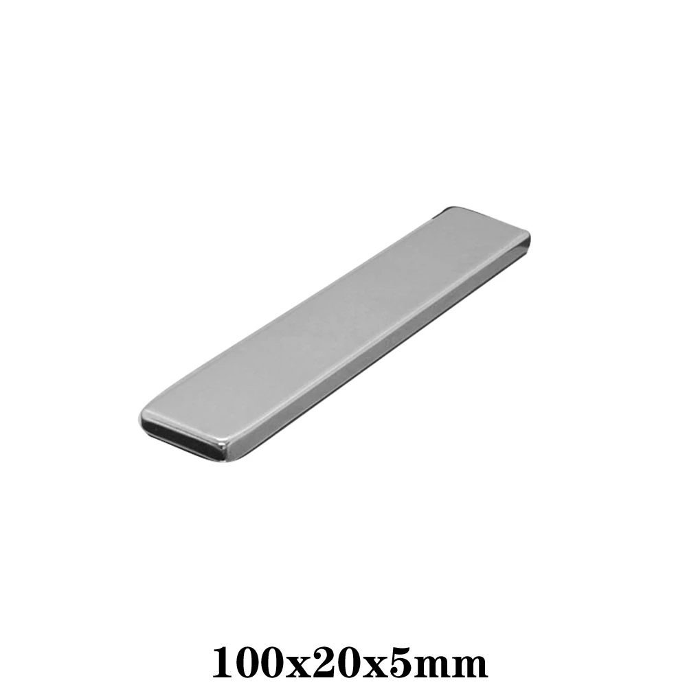 Редкоземельные магниты 100x20x5 1 ~ 5 шт. 100 мм x 20 прямоугольные постоянный неодимовый