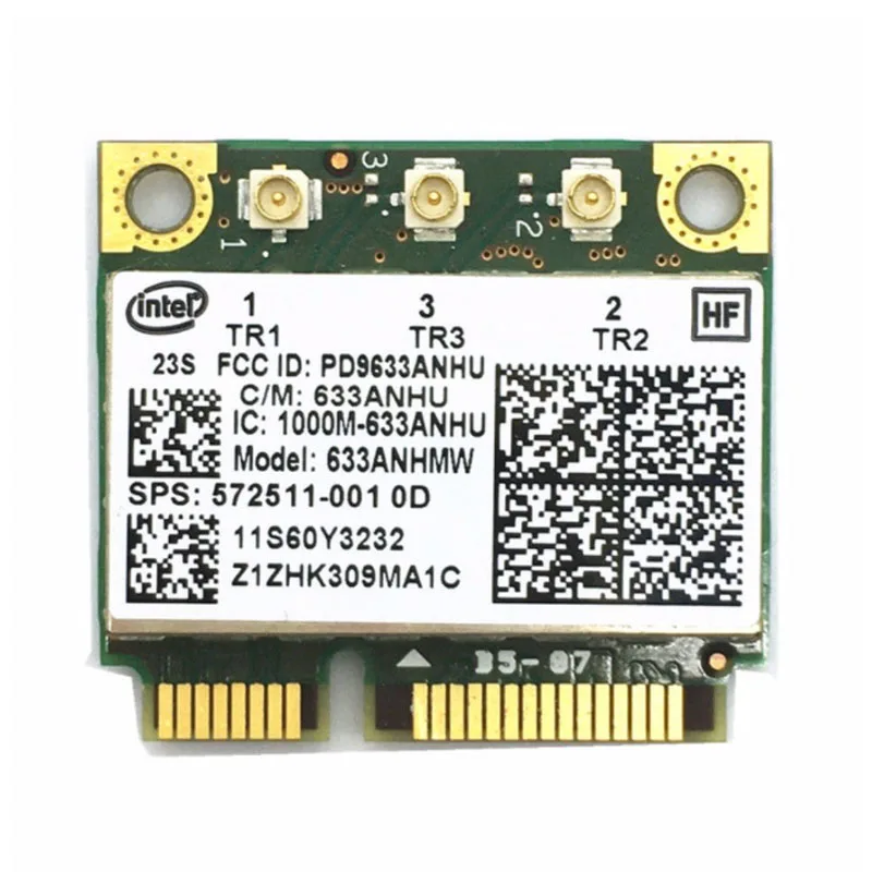 Беспроводной Wi-Fi для ноутбука карта доступа к модему Intel 60y3233 6300agn Mini Pci-e Pcie Ultimate-n