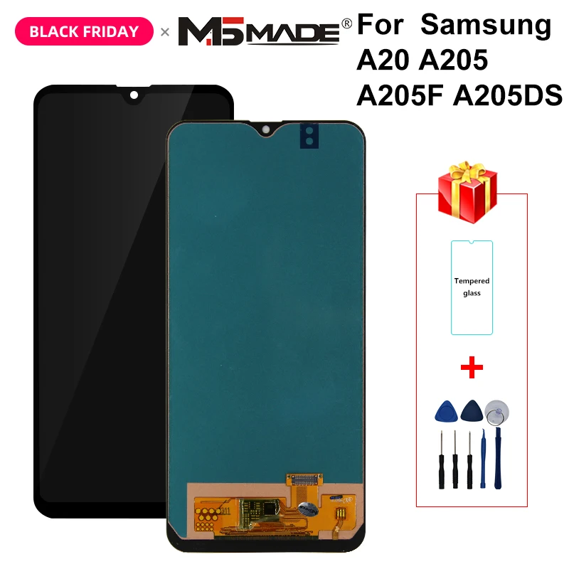 6," ЖК-дисплей для samsung Galaxy A20 A205 SM-A205F ЖК-экран Замена для samsung A20 A205 A205F дисплей