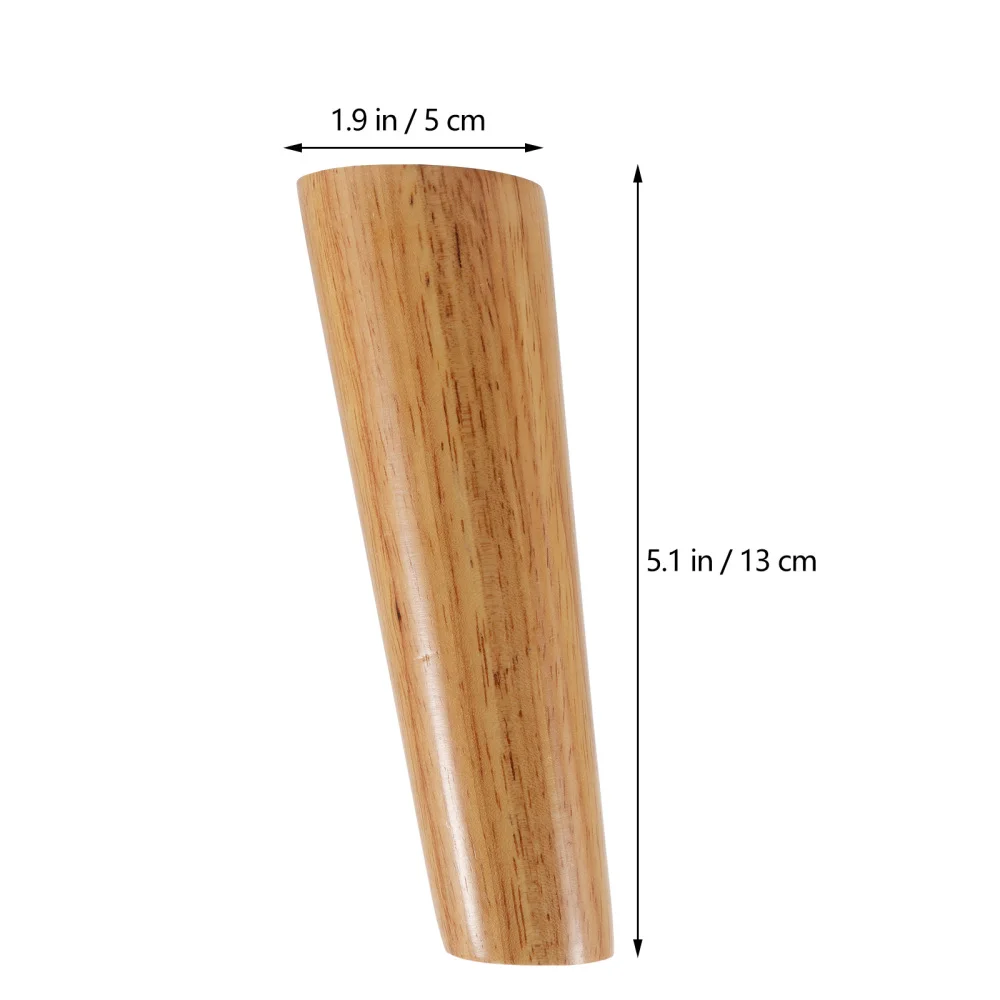 

1 Set Oak Wood Furniture Legs Oblique Tapered Wooden Furniture Legs