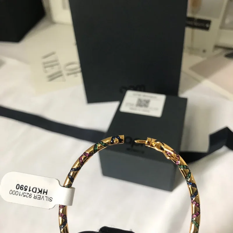 Модные амулеты копия 1:1 Желтый Многоцветный этнический браслет с крестами