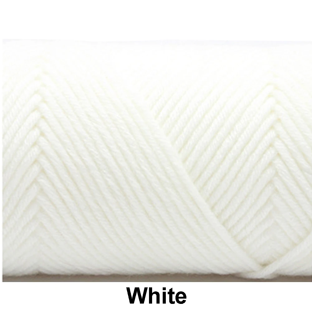 Вязание крючком мягкая пряжа молочное волокно хлопок 8 прядей поделки | Дом и сад