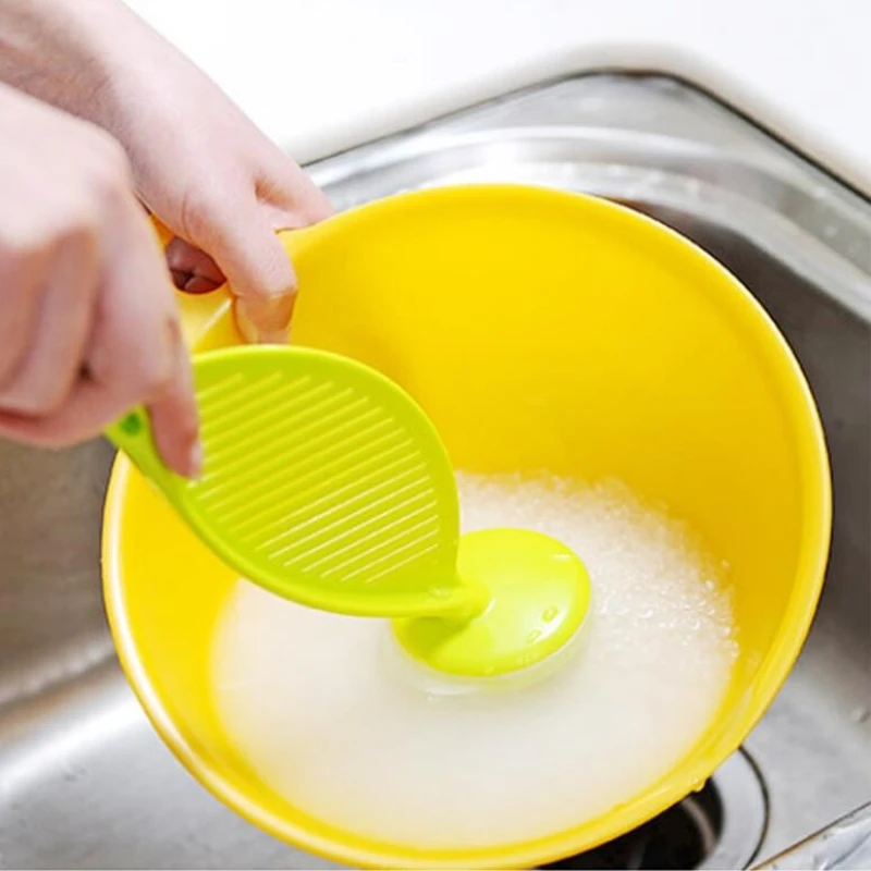 

CTREE Handheld Clean Rice Filter Silicone Soft Head Wash Sieve Beans Kitchen Cleaning Kitchenware Goods Kitchen Accessories C370