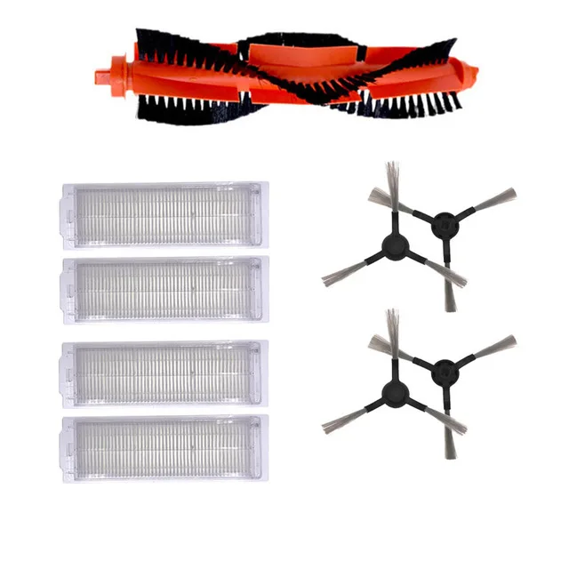 

Основная щетка, фильтр НЕРА, боковая щетка, ткань для швабры для xiaomi STYJ02YM Mi Mop Pro XMSTJQR2S Conga 3490 Viomi V2 PRO V3 SE V-RVCLM21B 3C