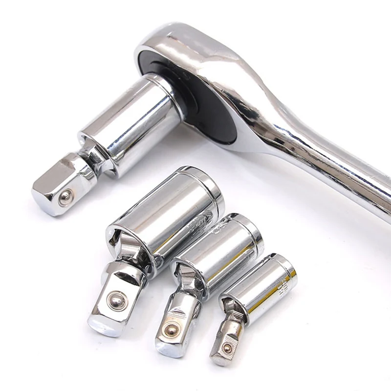 3 Pcs Universal Joint Socket Kit Swivel Hand Tools U-Joint Drive Set Wrench Joints Kit-30 | Инструменты