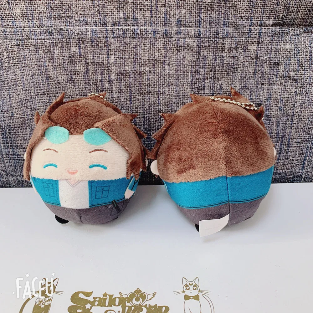 

10cm Anime World Trigger Jin Yuichi Cosplay Cute Q Verison Plush Stuffed Pendant Doll Toys Keyring Cute Keychain Gift