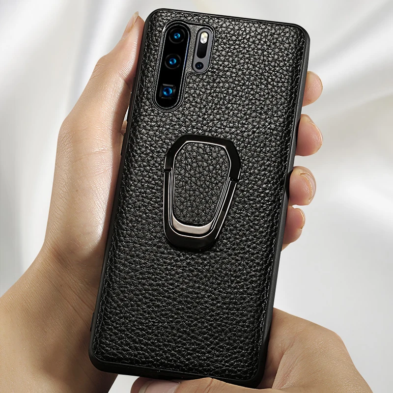 Чехол для телефона Huawei P40 P30 P20 Mate 30 Pro 20 Lite 10 9 текстура из воловьей кожи с
