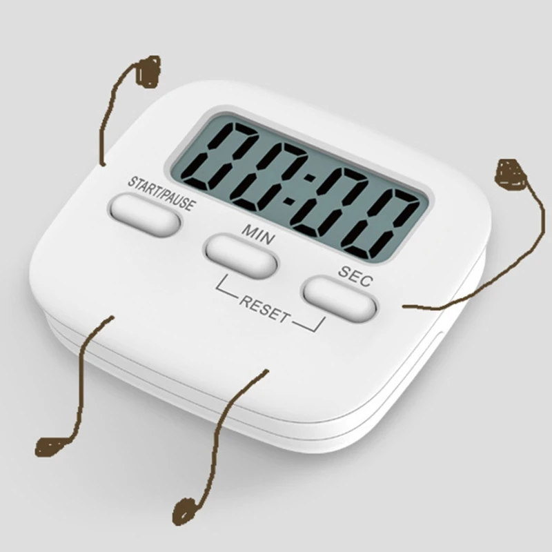Кухонный таймер 2 набора цифровых кухонных таймеров магнитный Таймер обратного