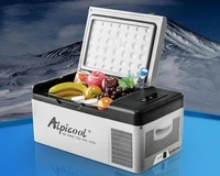 portable alpicool c15l car home refrigerator mini fridge ac100 240v dc1224v cold storage outdoor household compressor single