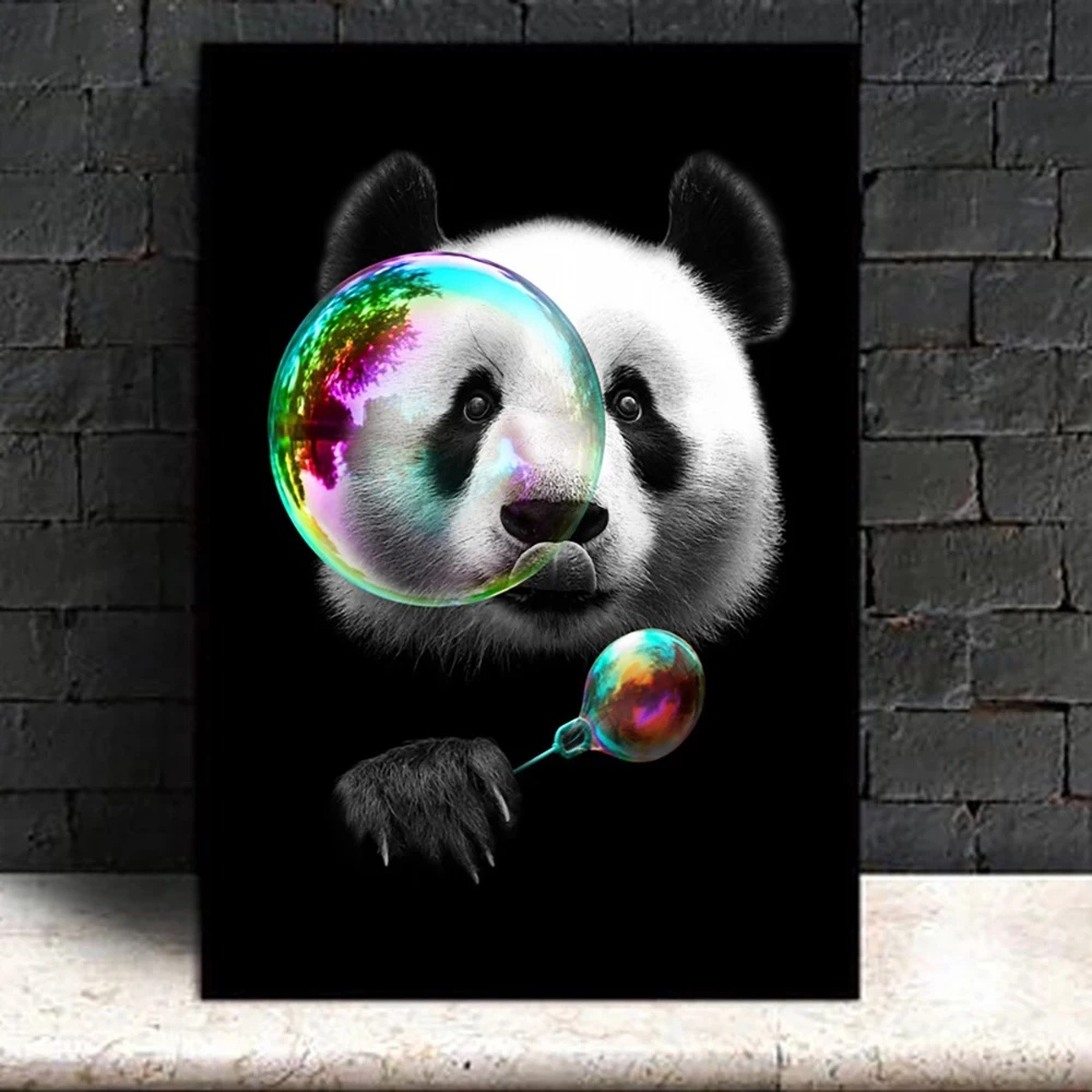 5D Diamond Painting Cartoon Panda Embroidery Animals Mosaic Wall Art Handicrafts Home Decoration Pictures|Алмазная мозаика и