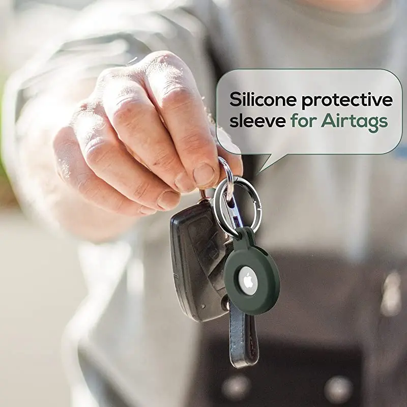 

Защитный чехол для AirTag, силиконовый чехол-бампер, совместимый с Apple AirTag