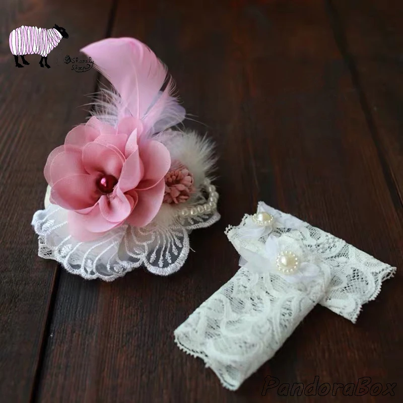 Реквизит для фотосъемки новорожденных девочек комплект кружевных перчаток с