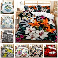 2021 new flowers plants 3d print comforter bedding sets queen twin single size duvet cover set pillowcase home textile luxury