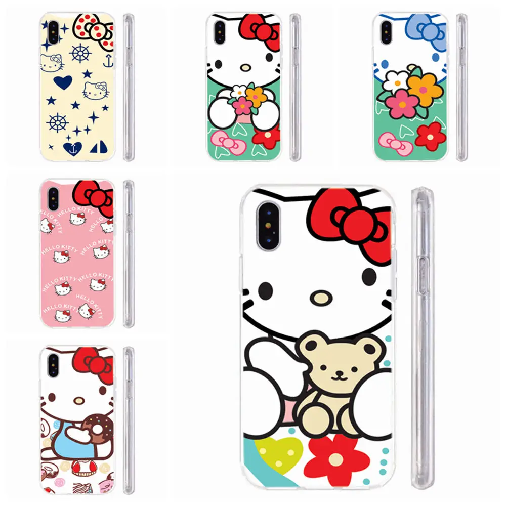 Чехол для iPhone 6 6s 7 8 Plus 11 Pro x xs xr max чехол милый кот серии фон иллюстрация Мягкий ТПУ