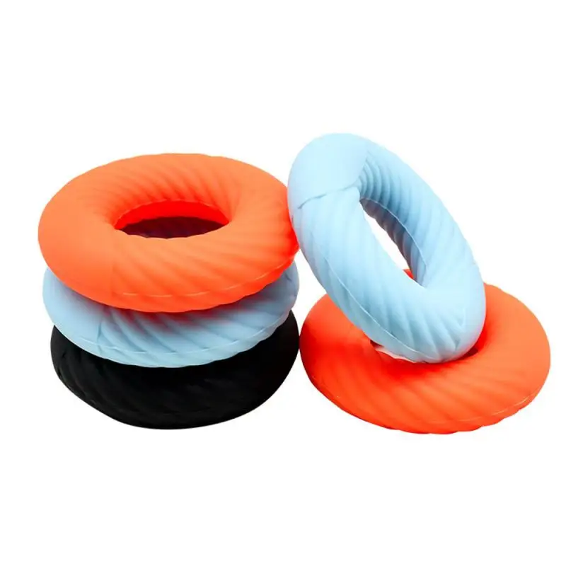 

Silicone Environmental O-shaped Grip Strength Device Silicone Round Decompression Vent Finger Training Exercise Relaxing Toys