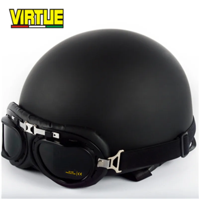 Мотоциклетный шлем VIRTUE для мужчин и женщин Классический Легкий милый с открытым