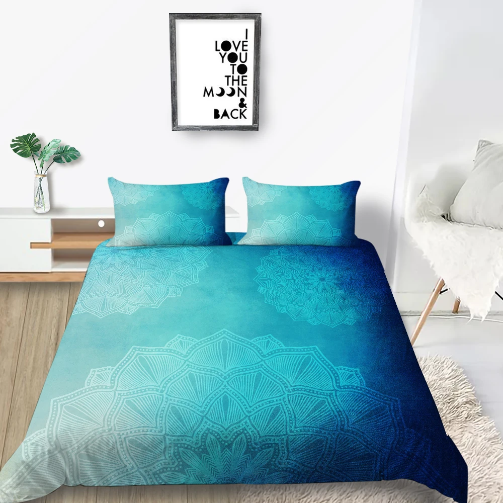 

Набор постельного белья с рисунком мандалы, красивый Фантастический загадочный Комплект постельного белья для двуспальной кровати, односпальной и двуспальной кровати с уникальным дизайном