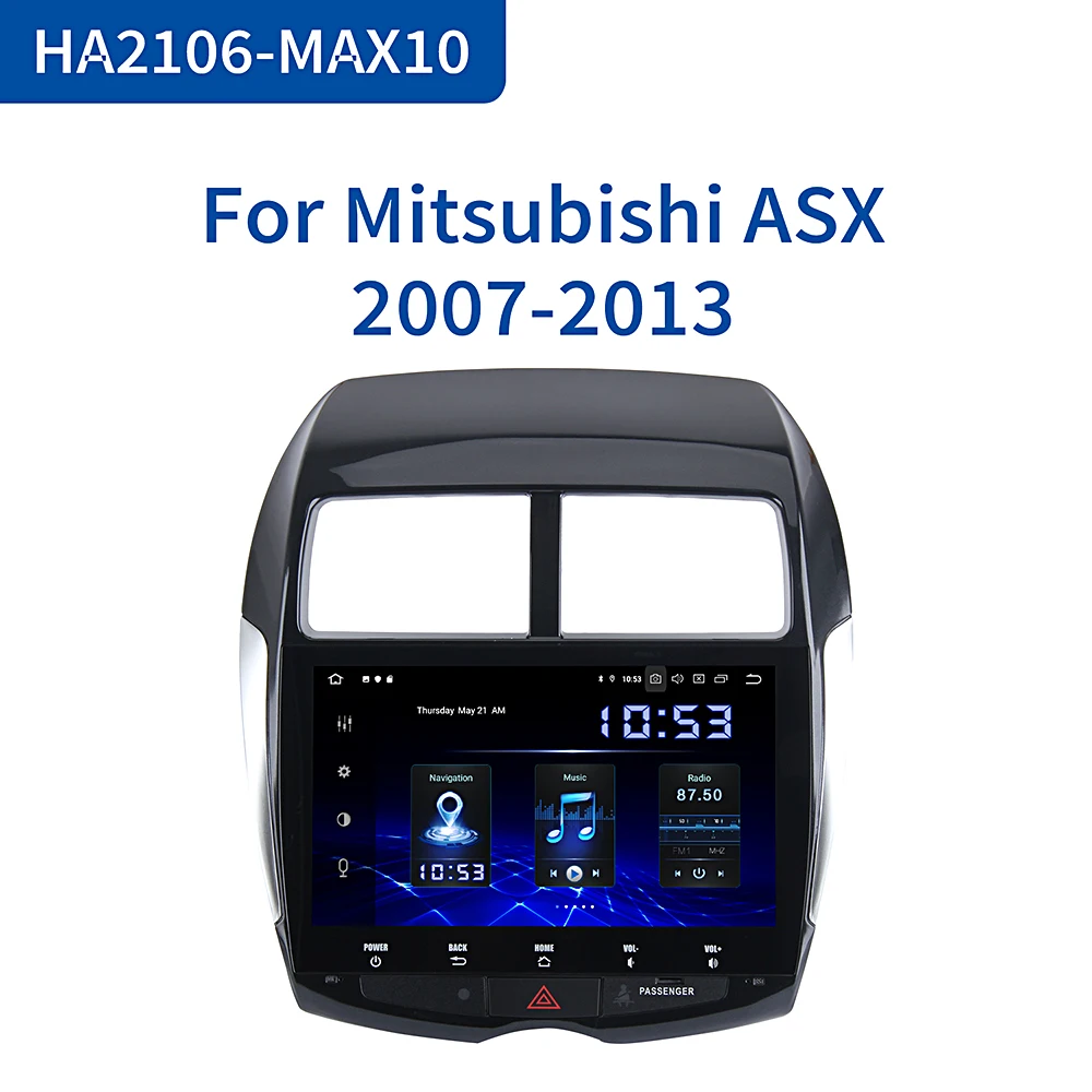 

Автомобильное радио Dasaita 1 Din Android 10 для Mitsubishi ASX 2007-2013 мультимедийный видеоплеер автомобильный планшет 4 Гб 64 Гб BT 5,0 DSP головное устройство