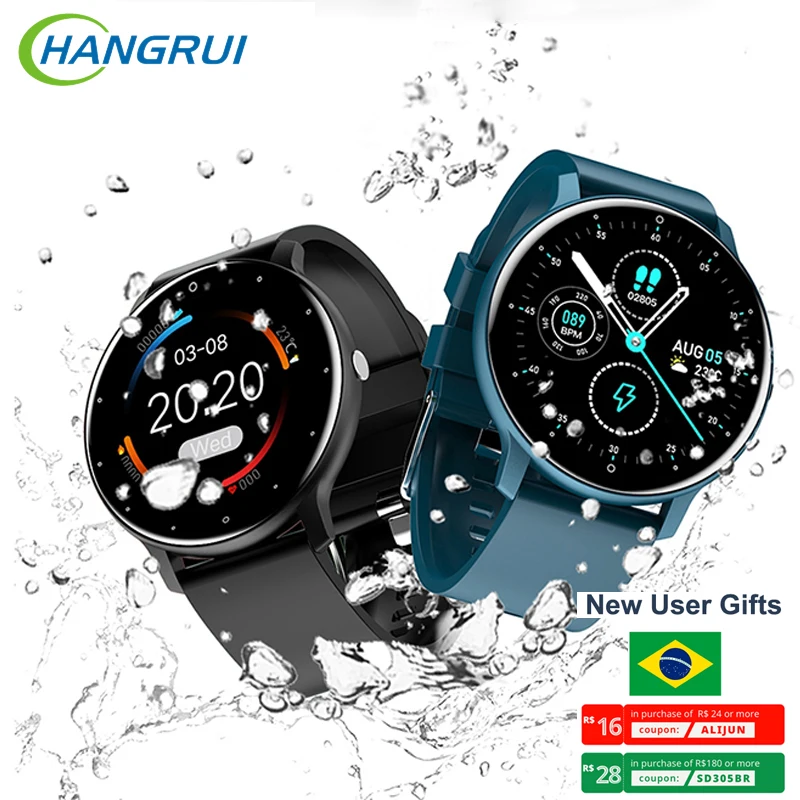 

Смарт-часы мужские, водонепроницаемые, 1,28 дюйма, с Bluetooth, IP67, для IOS и Android