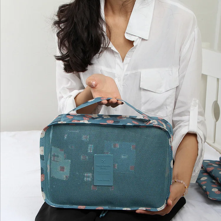 Стильная дорожная сумка 6 в 1 Корейском стиле женская для хранения