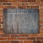 The Man In The Арена, Теодор Рузвельт вдохновляющие цитаты винтажные цитаты металлический знак подвеска