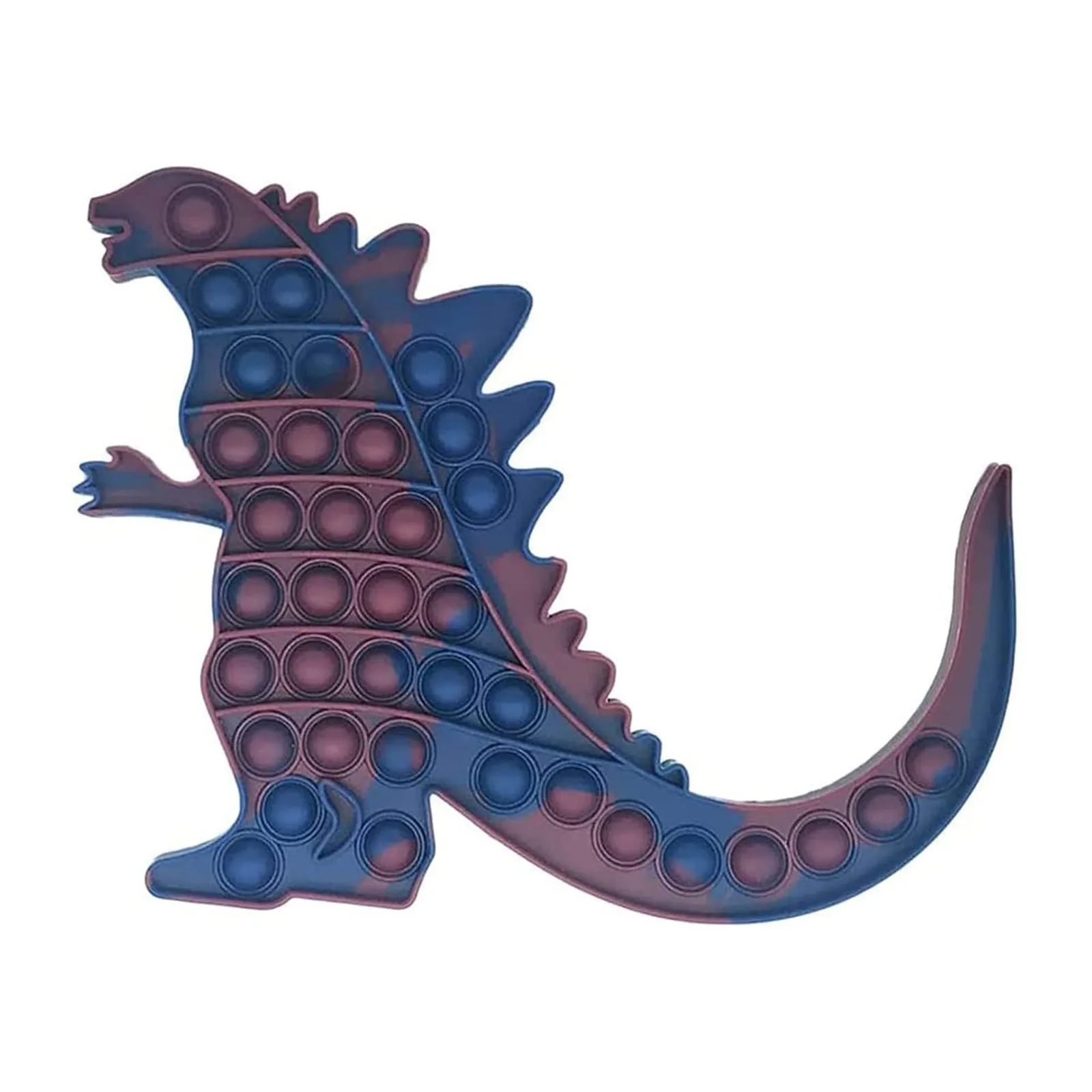 Dinosaurio luminoso Fidget Juguetes | Juguetes Fidget | Fidget juguetes empujar burbuja sensorial juguete para el autismo de alivio de estr&eacute;s juguetes para adultos chico Anti-estr&eacute;s Pack de Juguetes-5