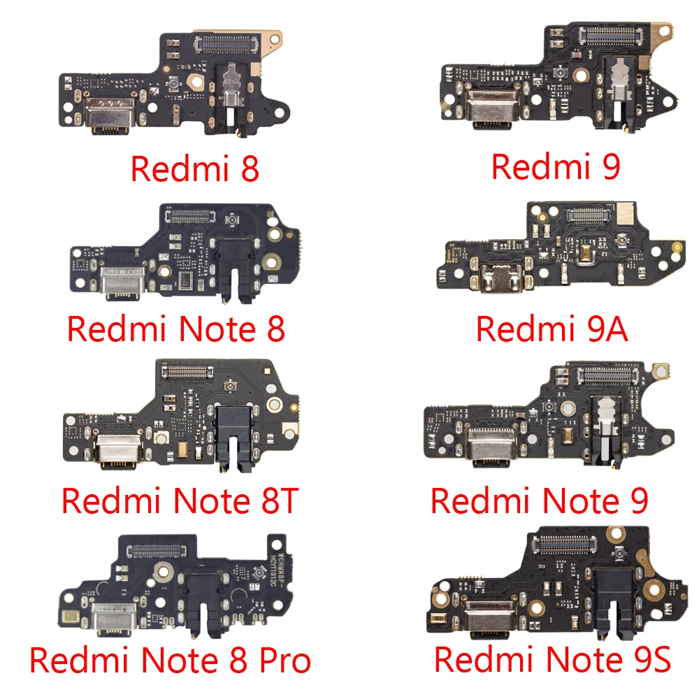 Соединительная плата зарядного порта гибкий кабель с микрофоном для XiaoMi Redmi Note 8
