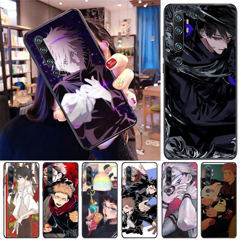 

Jujutsu Kaisen Fushiguro Megumi Sukuna Satoru Gojo Yuji Itadori Phone Case For Xiaomi CC9e CC9 Pro Cases Funda Coque Carcasa