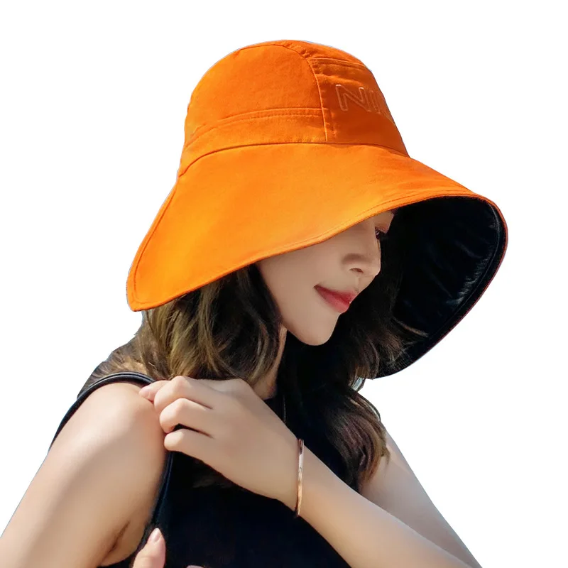 

Letter Harajuku Bucket Hat Men Women Pop Outdoor Sun Big Brim Cap Fashion Tourism Vacation Panama Fishing Beach Fisherman Hat