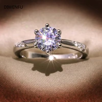 14k white gold 1 5 carats diamond ring for women luxury engagement bizuteria anillos gemstone 14k gold and diamond wedding ring