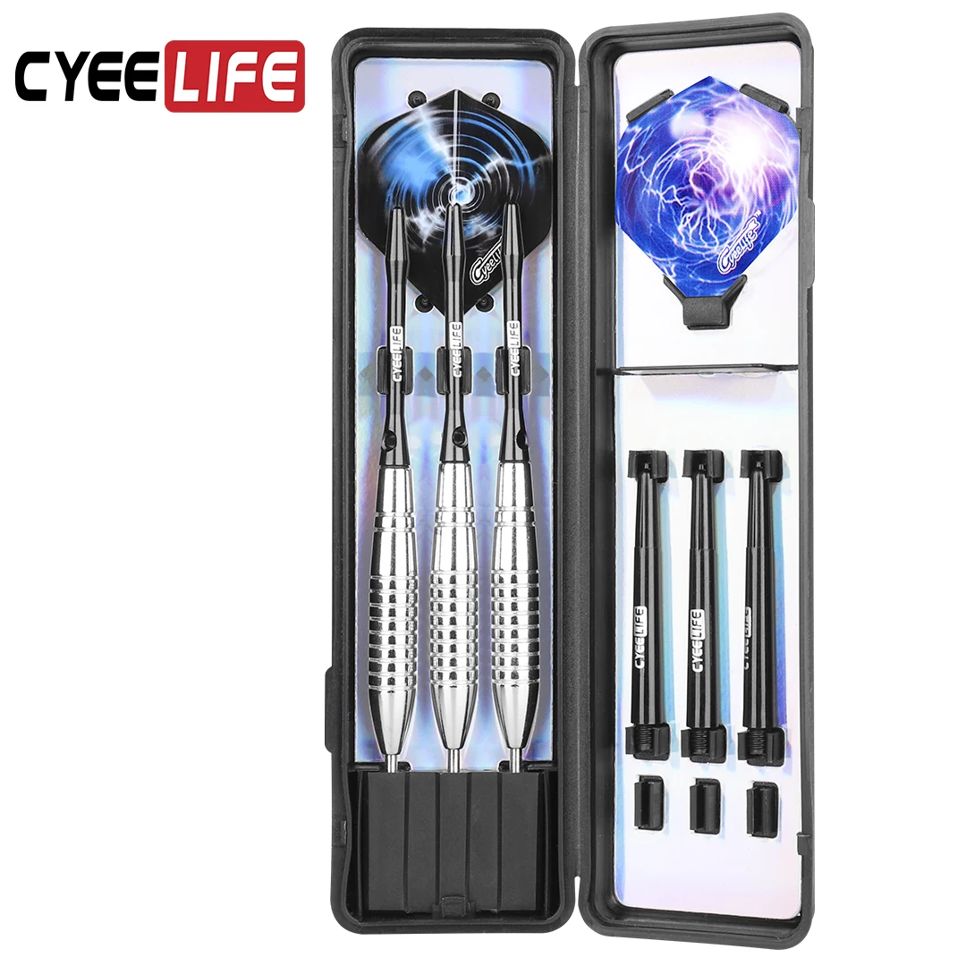Профессиональные стальные дротики CyeeLife с алюминиевым валом 18/20/22/24 г 3 шт. | Спорт и