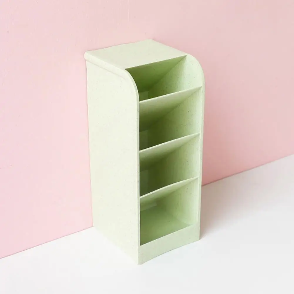 

Пенал большой емкости, чехол для карандашей и кистей для макияжа, яркий цвет, экономия места