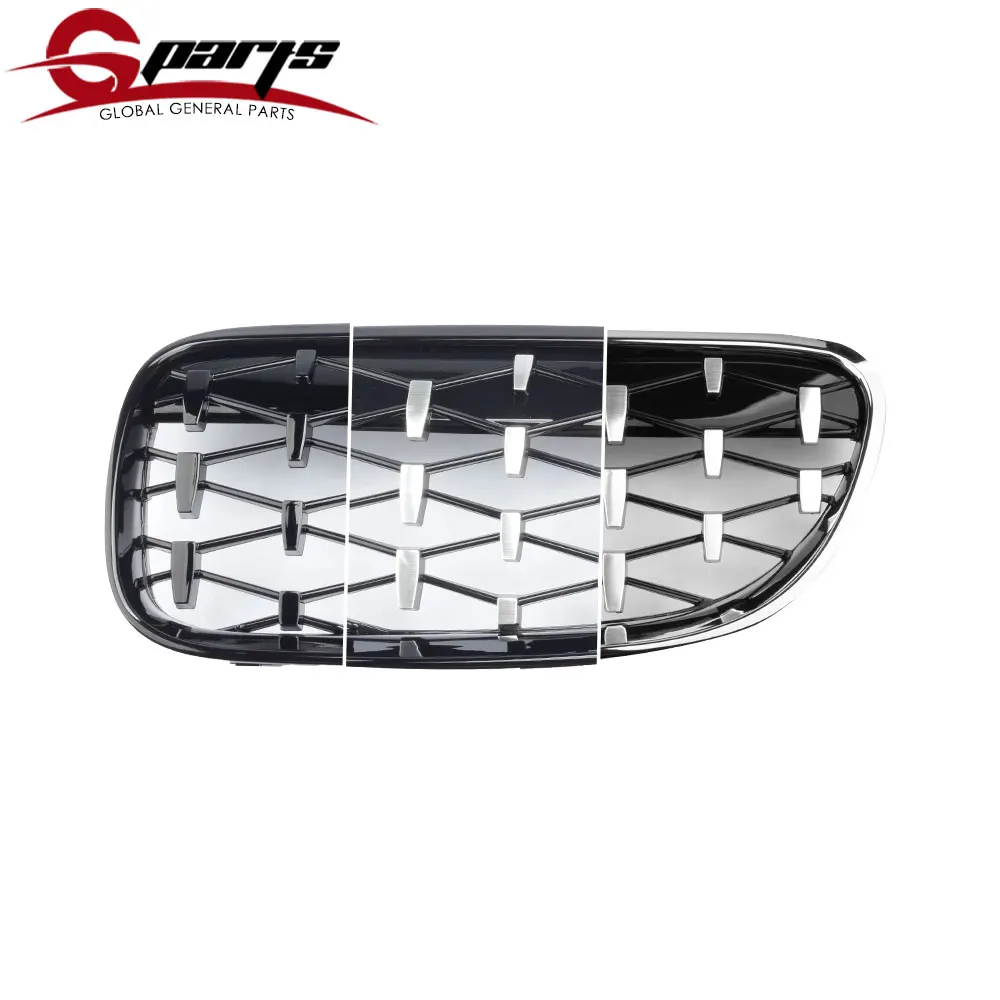 

G-Parts Пара передней алмазной решетки для гриля, накладки для почек, запасные решетки для BMW 3 серии E92 325i 325d 328i 2010 2011 2012