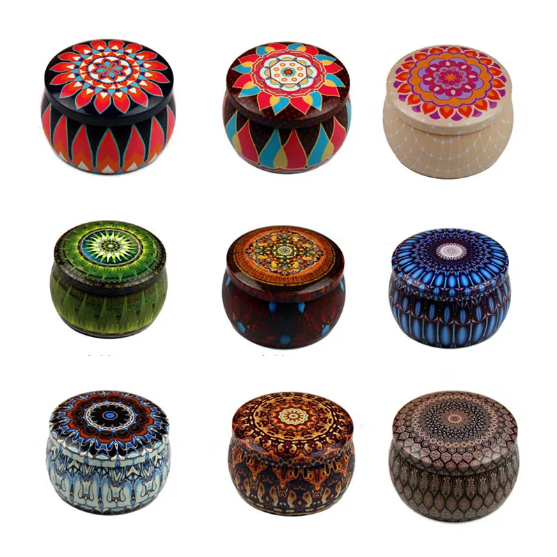 

Retro Floral Lovely Mini Gift Jewelry Tin Box Cookie Candy Tea Storage Box Candy Gift Case Jewelry Box Candy Box Container Empty