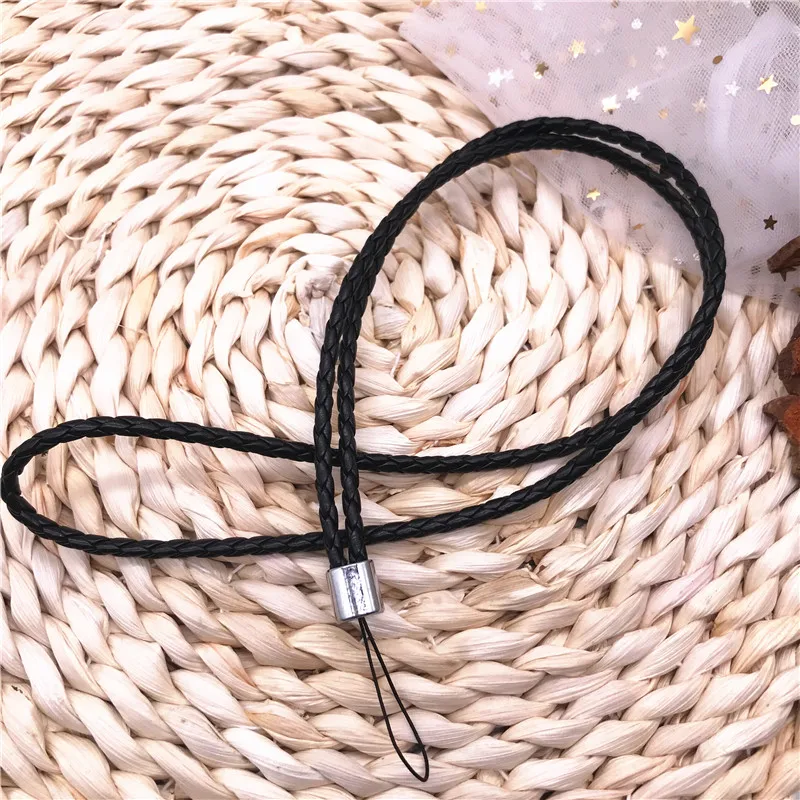 Простота из искусственной кожи с узором шейный ремешок Бизнес анти-скольжения