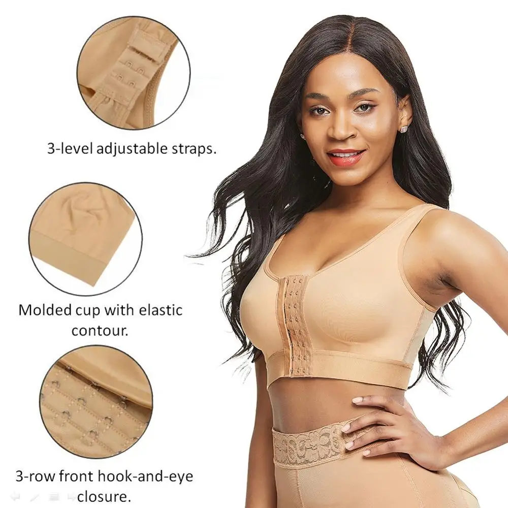HEXIN женский компрессионный бюстгальтер Fajas Reductoras Shapewear тренажер талии после родов