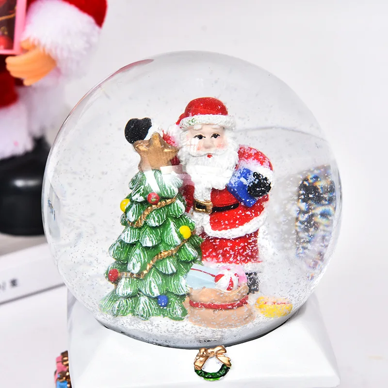 Полимерная коробка хрустальный шар снежный стеклянные огни Рождество подарки