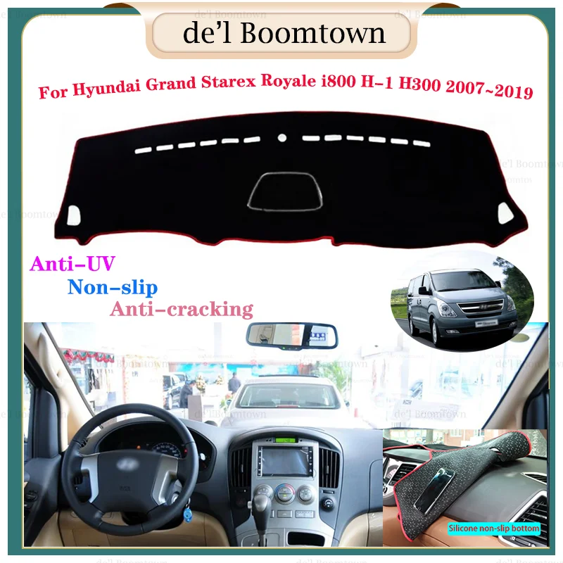 

Car Dashboard Cover Dash Mat For Hyundai Grand Starex Royale i800 H-1 H300 2007~2019 Avante Auto Non-slip Sun Shade Pad