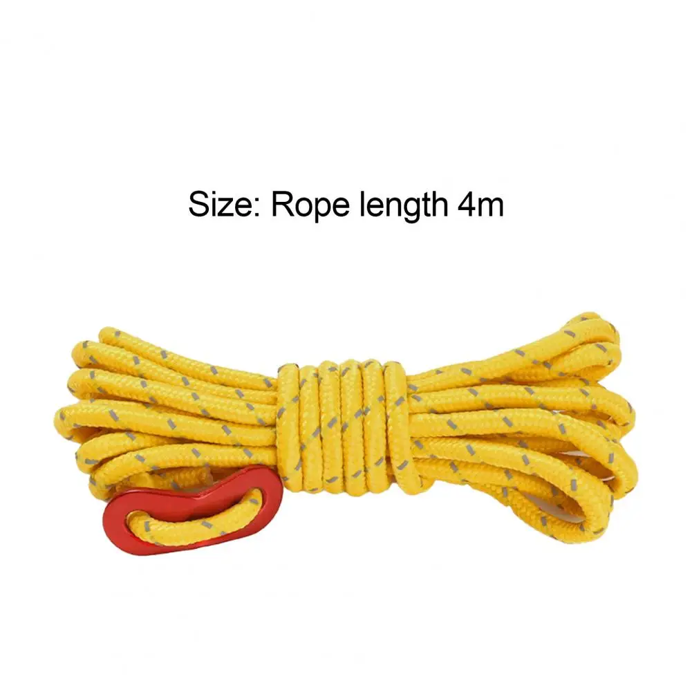 

Canopy Umbrella Rope Wear-resistant Stable Nylon Tent Fixed Reflective Windproof Rope for Camping