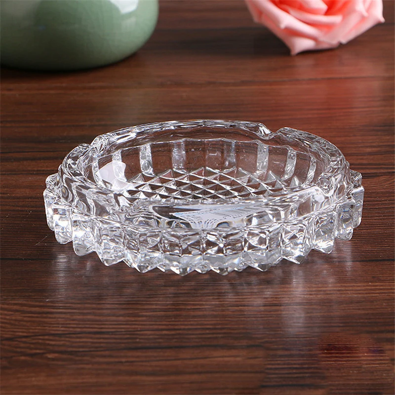 Круглая птичья гнездо стеклянная пепельница Офисная подарок для бойфренда